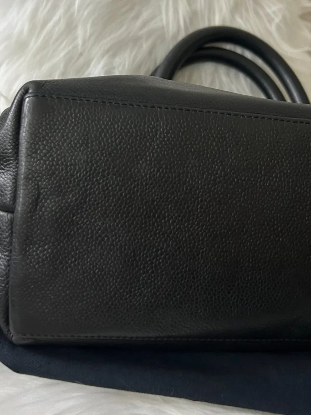CHANEL Timeless Tote Shoulder in Black Caviar with dust bag